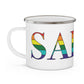 Salem Rainbow Enamel Camping Mug