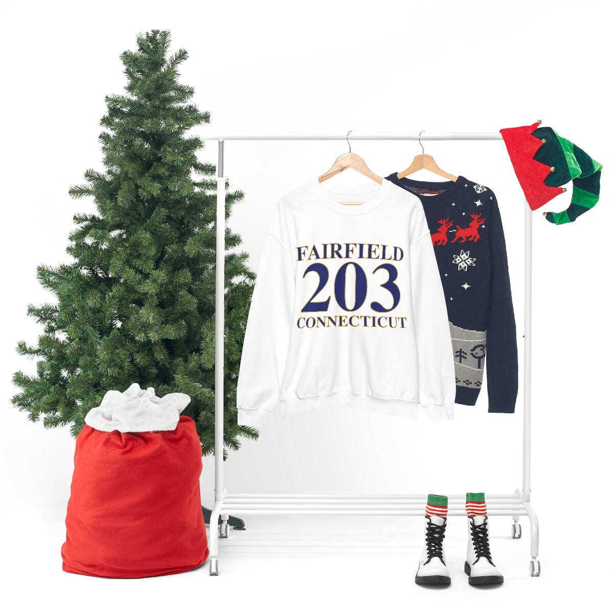 Fairfield 203 Connecticut Unisex Heavy Blend™ Crewneck Sweatshirt