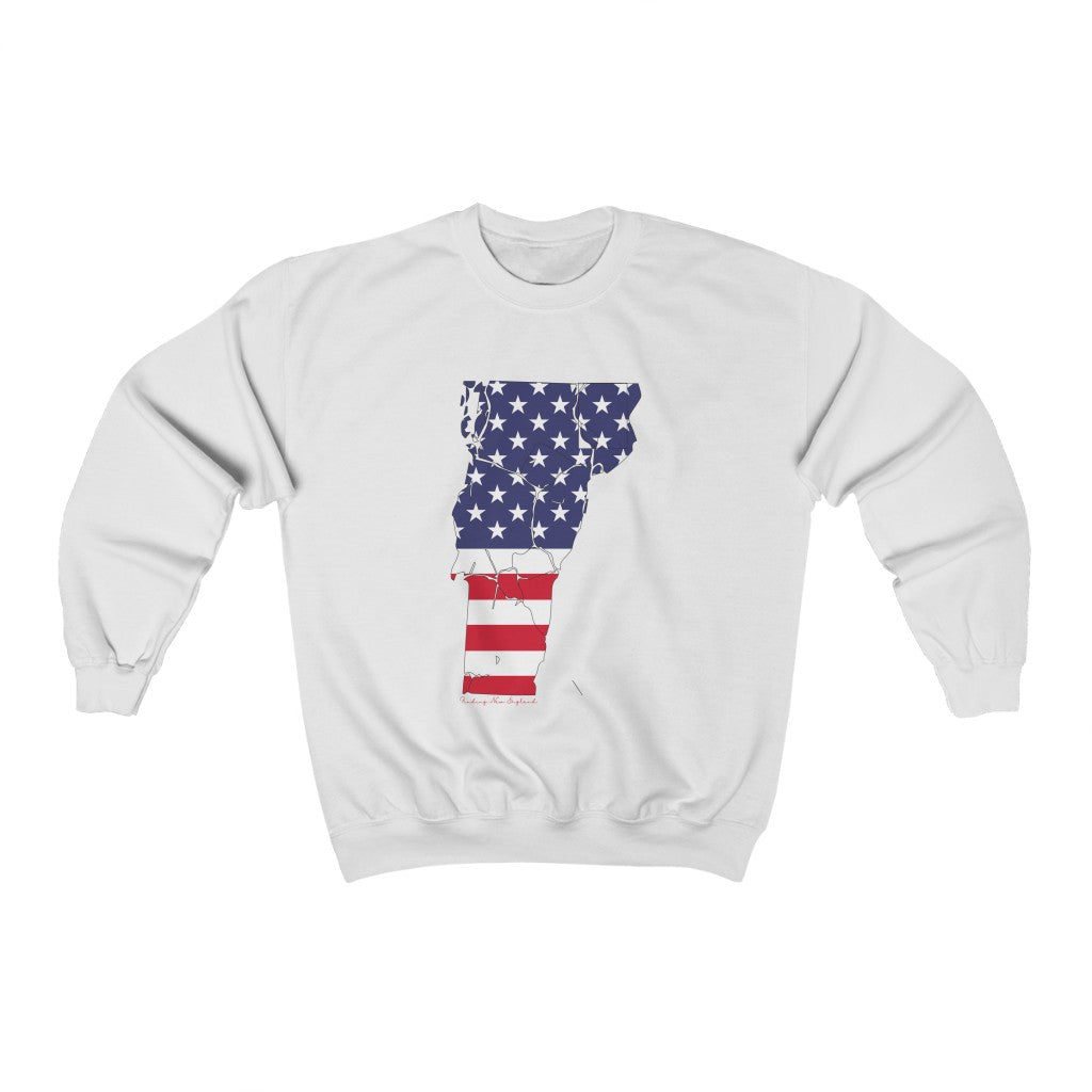 Vermont American Flag collection has tee shirts, mugs, reusable bags, and other apparel and gifts. All proceeds goes to help build the Finding New England brand and get our website up and going. Free shipping on all products. 