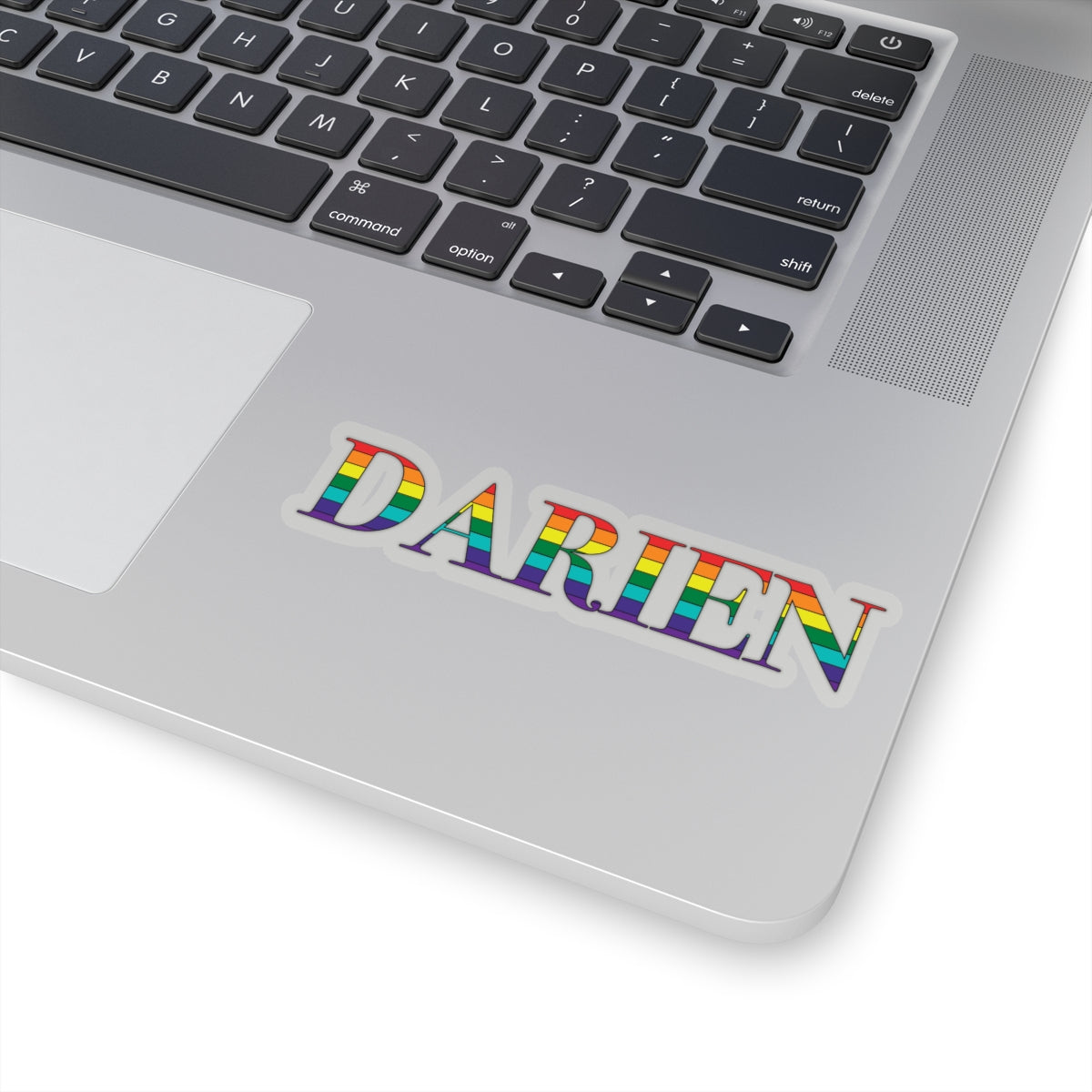 darien connecticut rainbow pride stickers