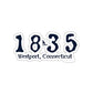 1835 Small Minuteman Kiss-Cut Stickers
