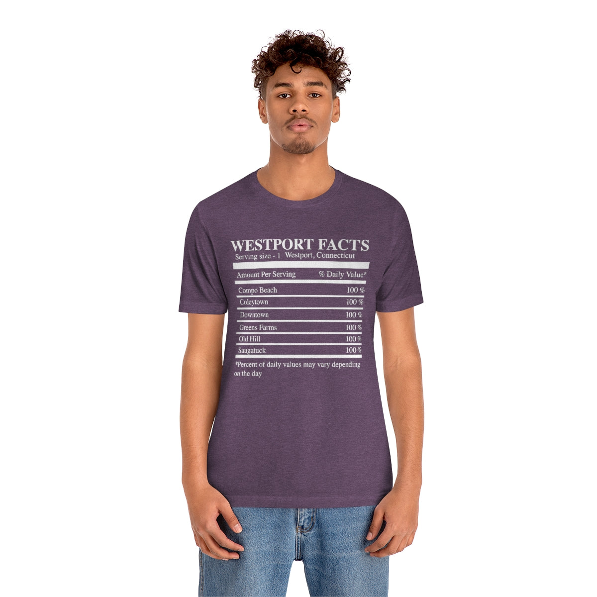 Westport Facts Unisex Jersey Short Sleeve Tee