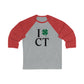 Connecticut st. patricks day shirt, i clover ct 