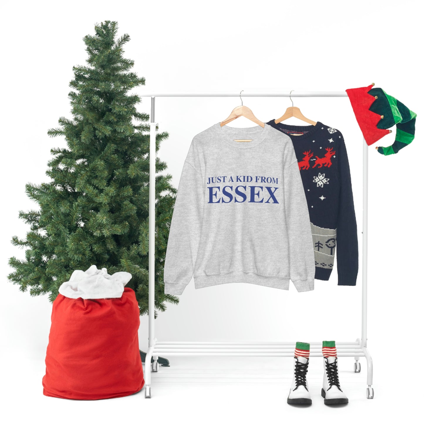 Just a kid from Essex Unisex Heavy Blend™ Crewneck Sweatshirt