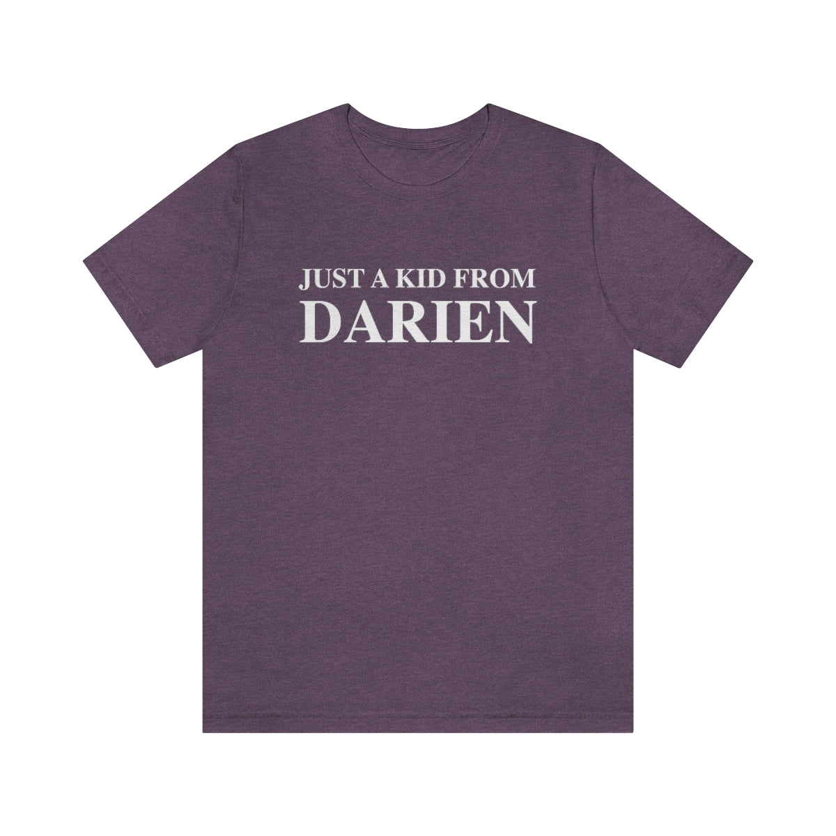 just a kid from darien tee shirt