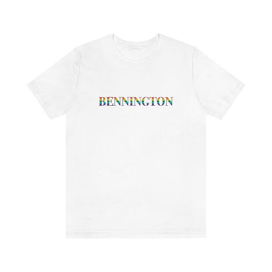 Bennington Rainbow Unisex Jersey Short Sleeve Tee