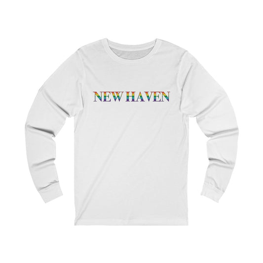 New Haven Rainbow Unisex Jersey Long Sleeve Tee