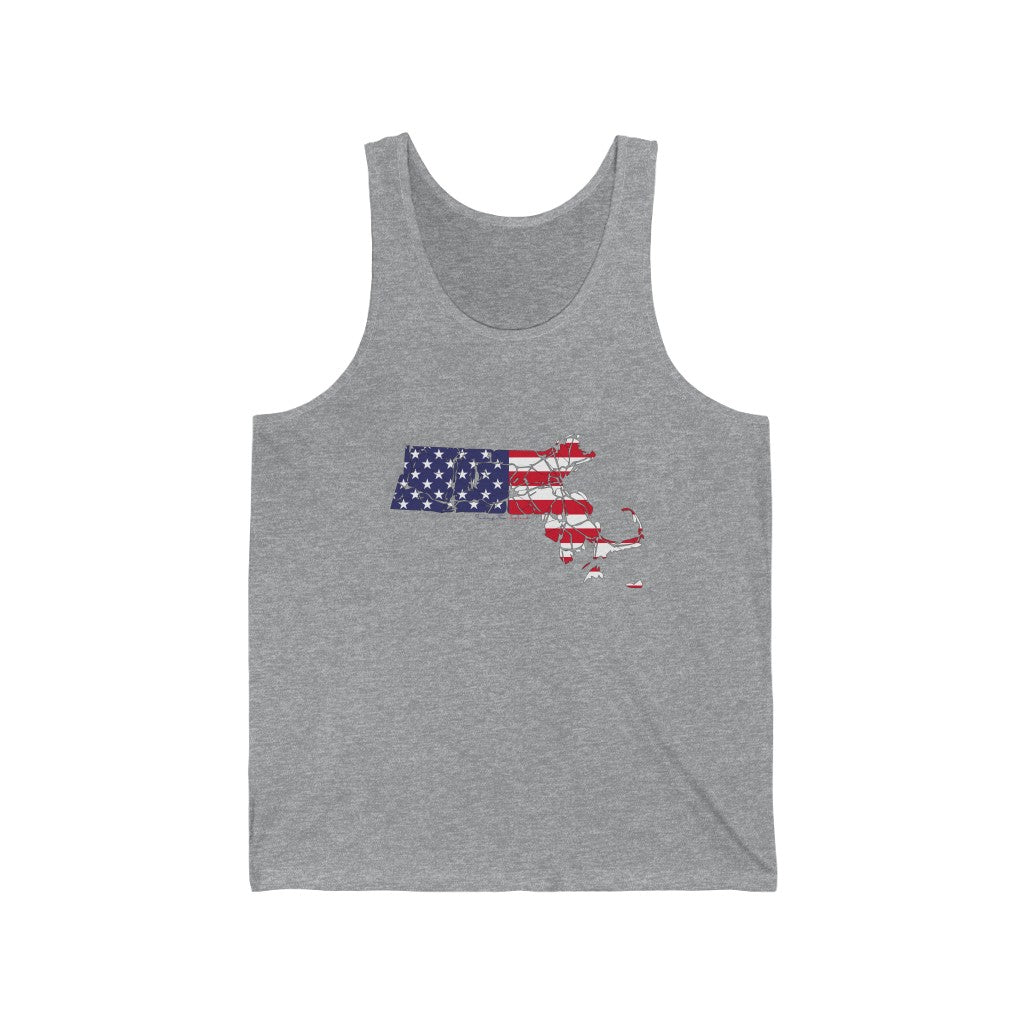 Massachusetts  American Flag collection has tee shirts, mugs, reusable bags, and other apparel and gifts. All proceeds goes to help build the Finding New England brand and get our website up and going. Free shipping on all products. 