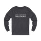 Just a kid from Westport Unisex Jersey Long Sleeve Tee