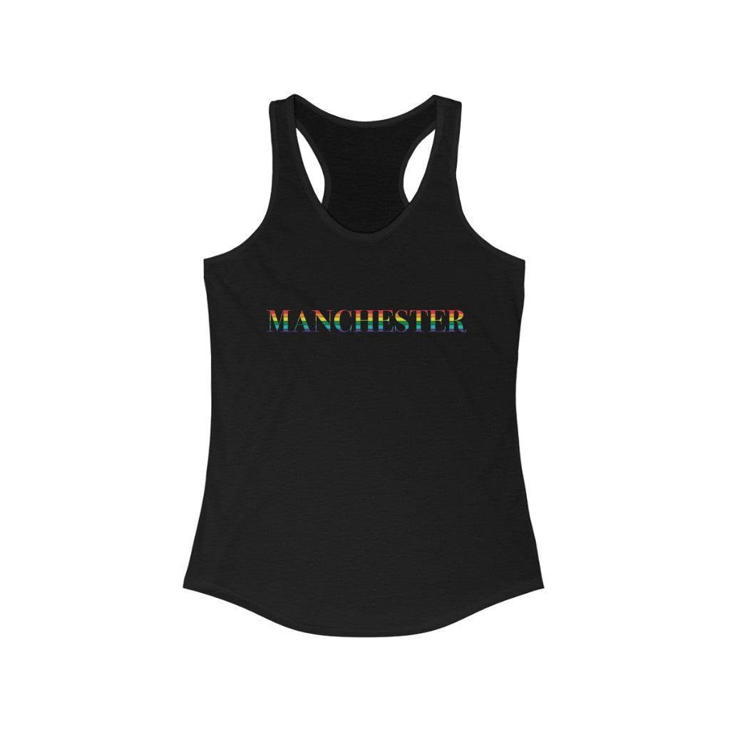 Manchester Rainbow Women's Ideal Racerback Tank