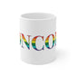 Concord Rainbow  White Ceramic Mug