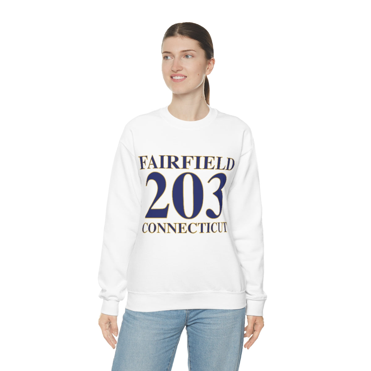 Fairfield 203 Connecticut Unisex Heavy Blend™ Crewneck Sweatshirt