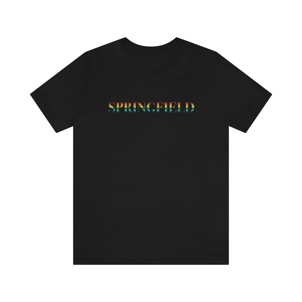 Springfield Rainbow Unisex Jersey Short Sleeve Tee