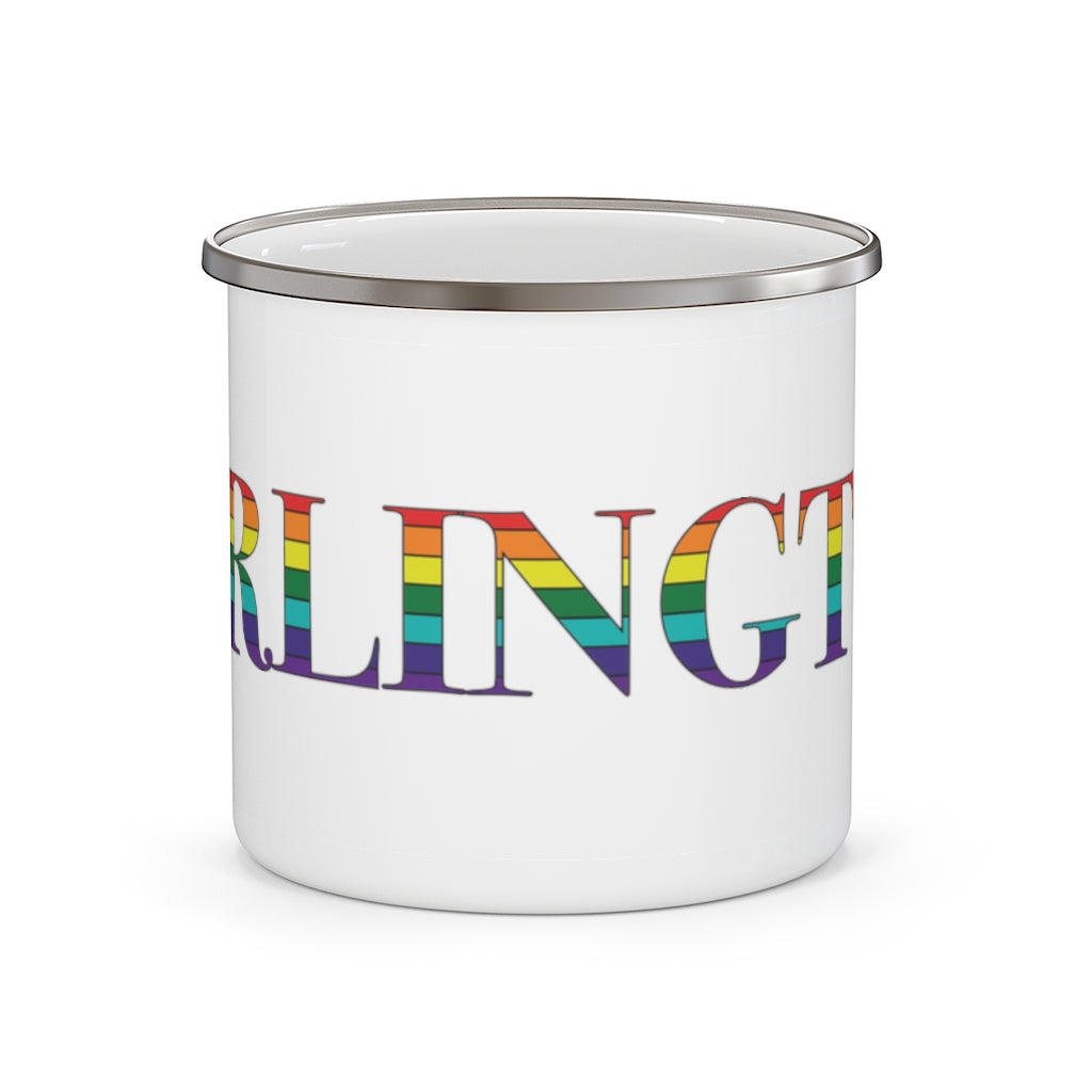 Burlington Rainbow Enamel Camping Mug