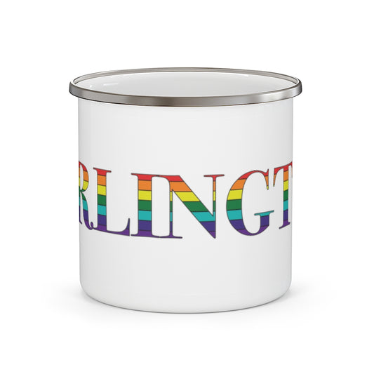 Burlington Rainbow Enamel Camping Mug