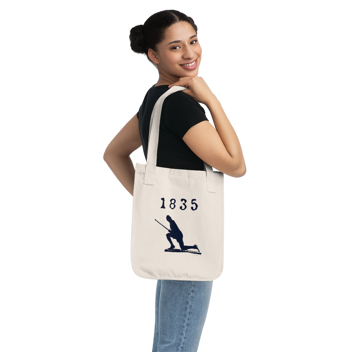 1835 Westport - Large Minuteman Organic Canvas Tote Bag