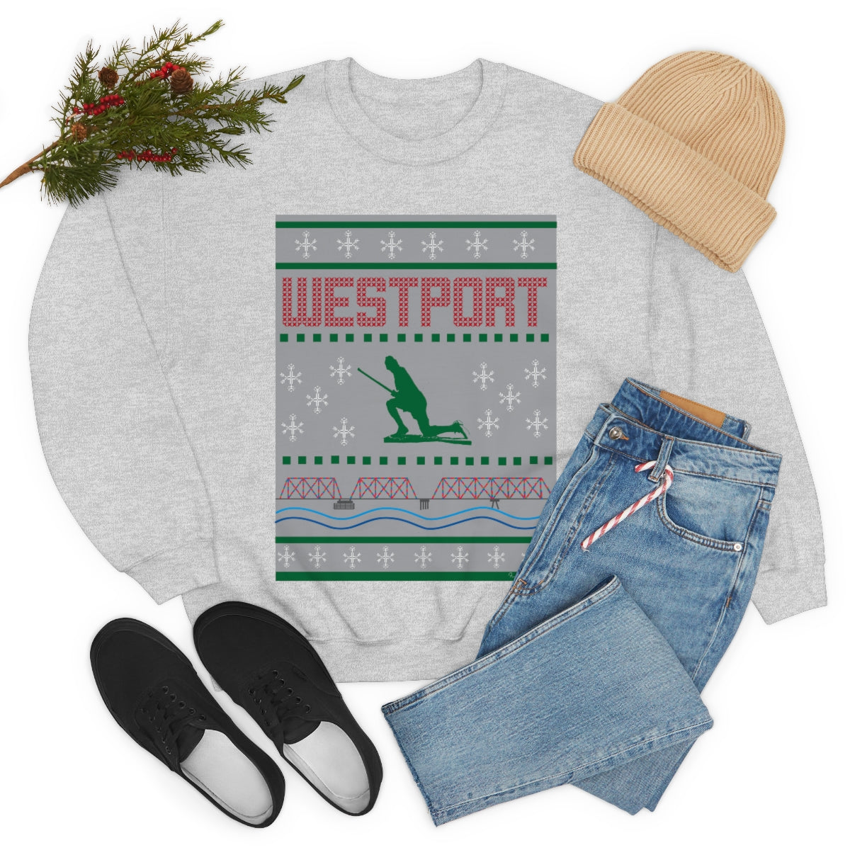 Westport Ugly Holiday Unisex Heavy Blend™ Crewneck Sweatshirt