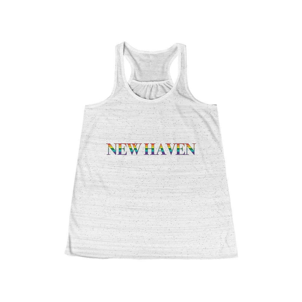 New Haven Rainbow Women's Flowy Racerback Tank