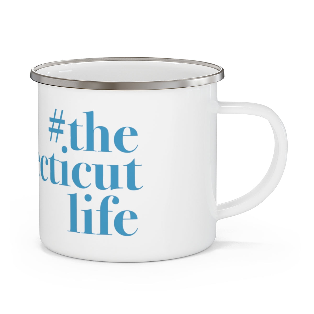 #theconnecticutlife Enamel Camping Mug