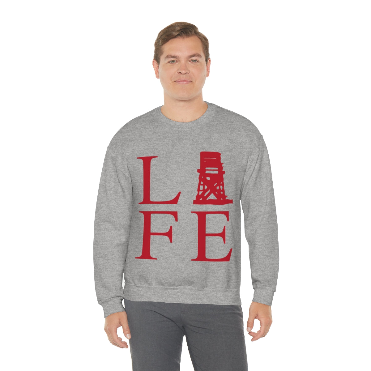 Fairfield Life (front) Unisex Heavy Blend™ Crewneck Sweatshirt