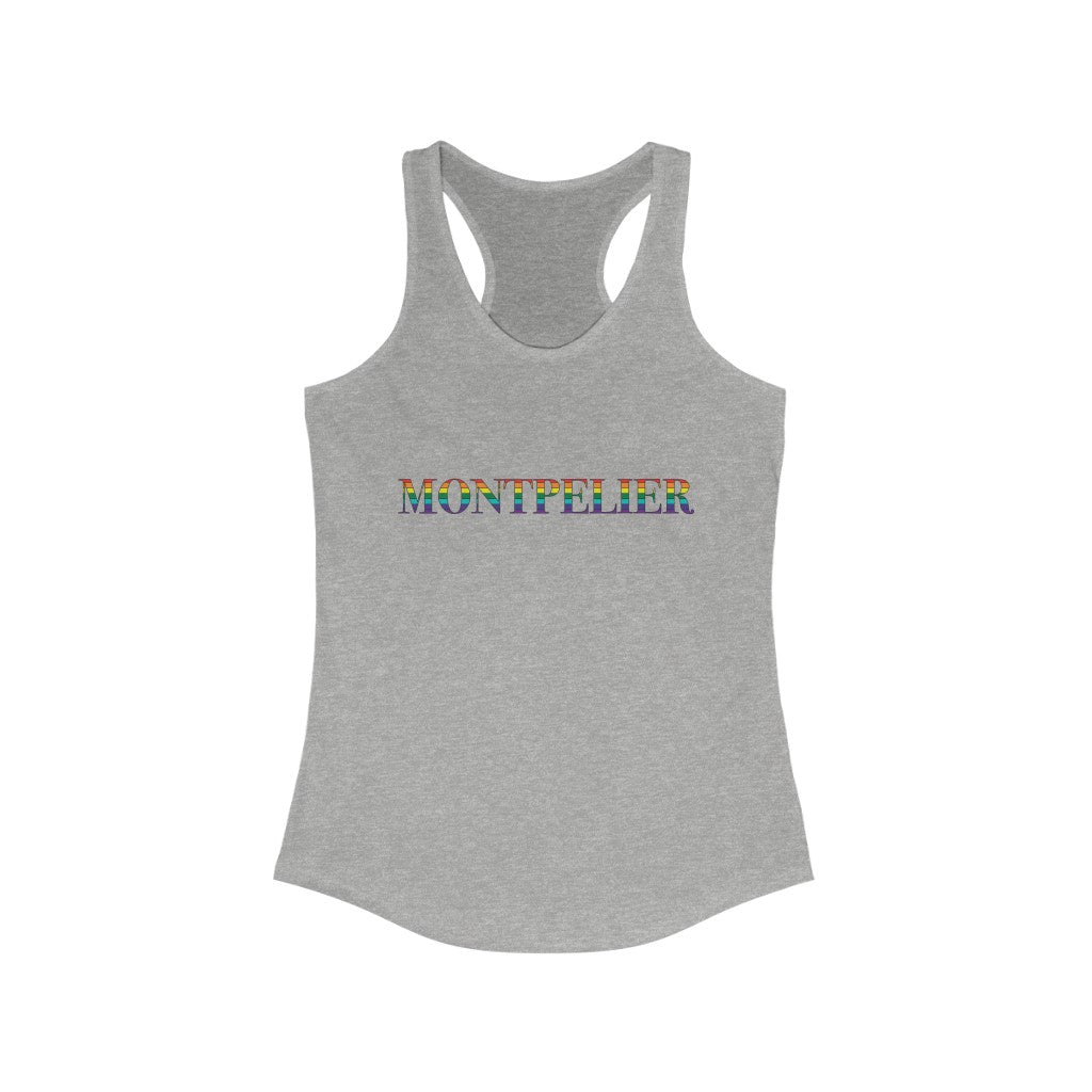 Montpelier Rainbow Women's Ideal Racerback Tank