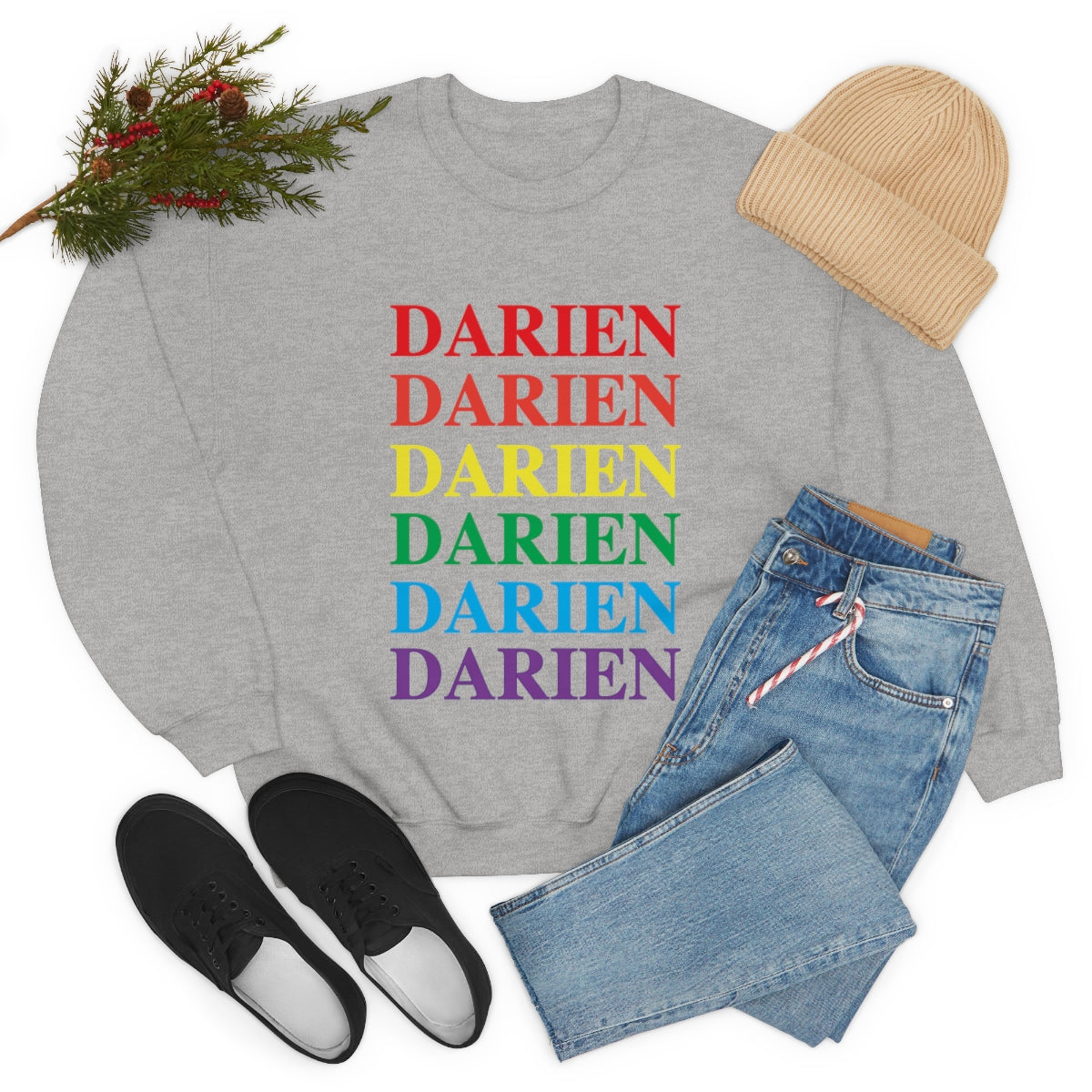 Darien pride connecticut sweatshirt