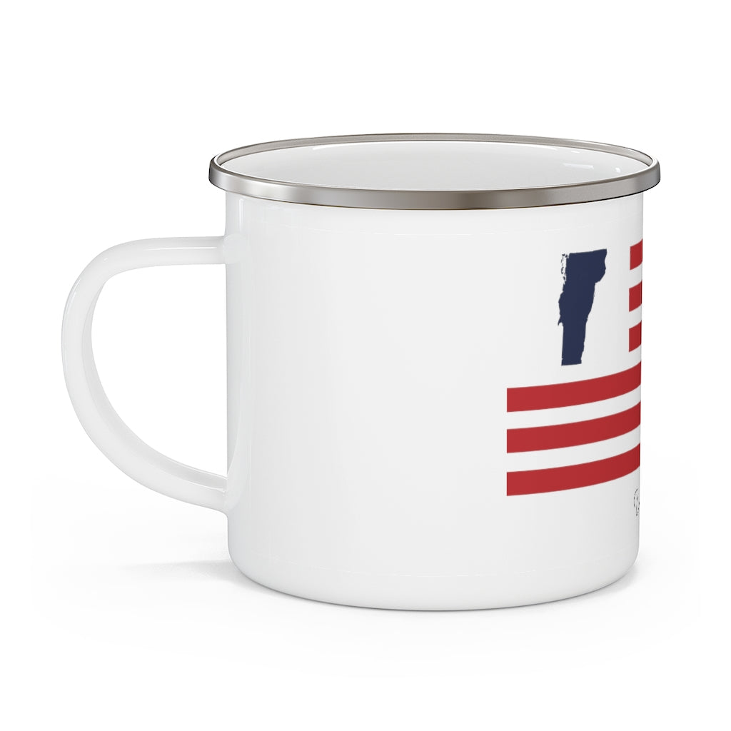 Vermont American Flag collection has tee shirts, mugs, reusable bags, and other apparel and gifts. All proceeds goes to help build the Finding New England brand and get our website up and going. Free shipping on all products. 