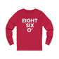 eight six oh / ct / connecticut / 860 long sleeve tee shirt 