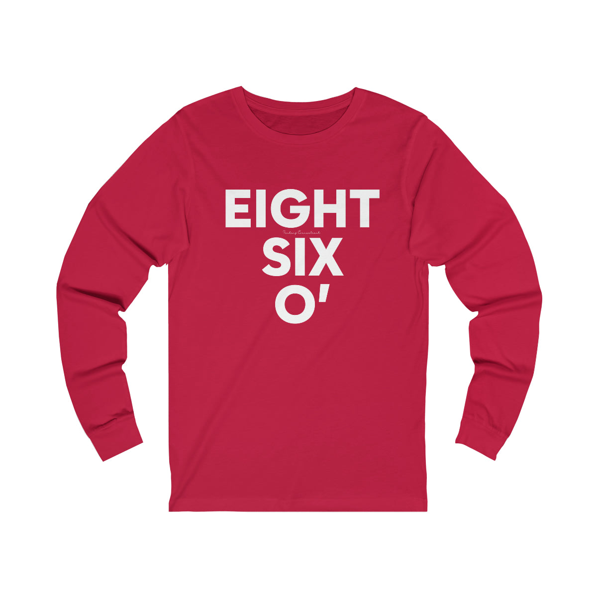 eight six oh / ct / connecticut / 860 long sleeve tee shirt 