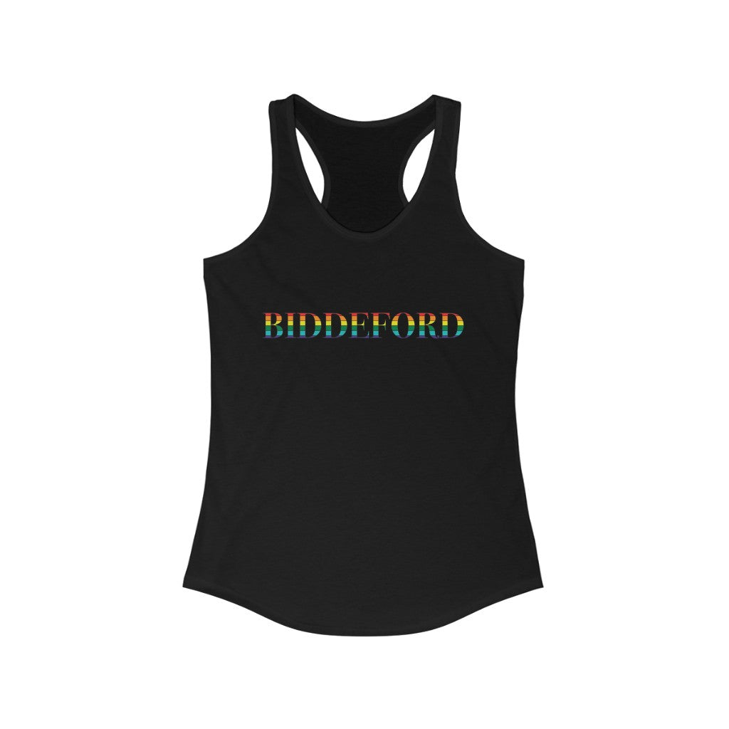 Biddeford Rainbow Women's Ideal Racerback Tank