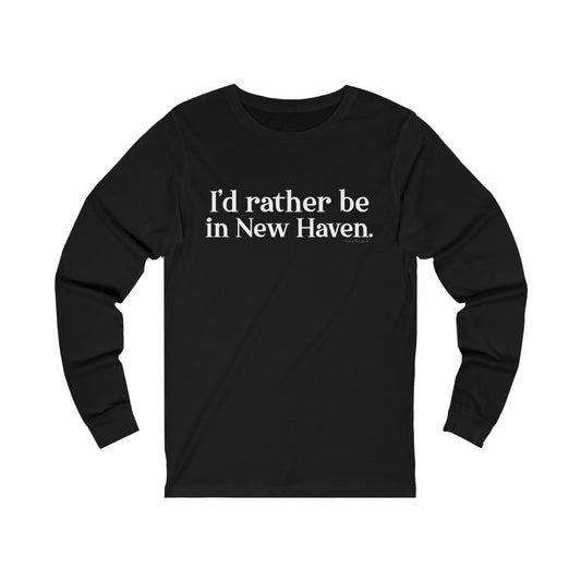 new haven ct / connecticut long sleeve tee shirt 