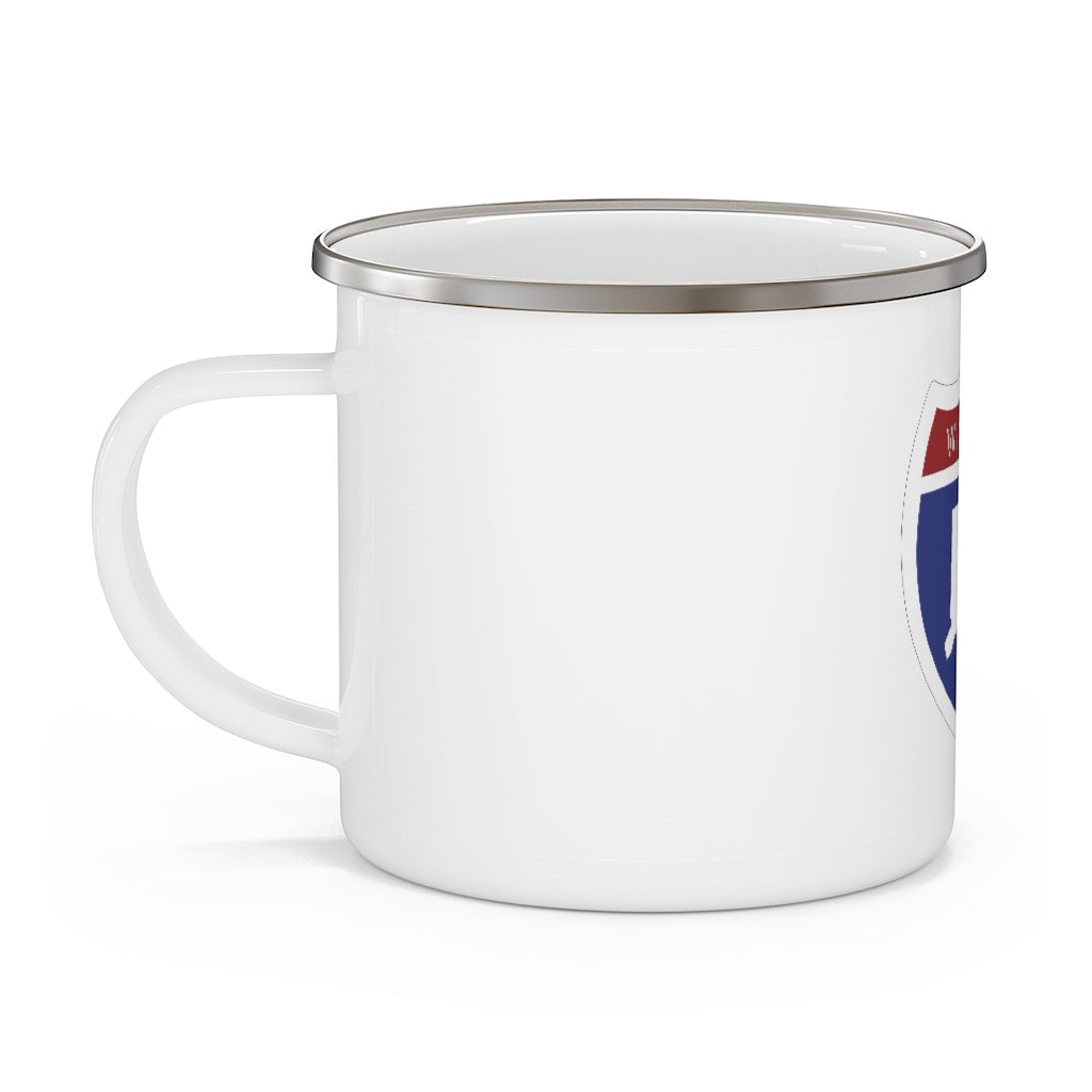 Wicked Connecticut Interstate Enamel Camping Mug