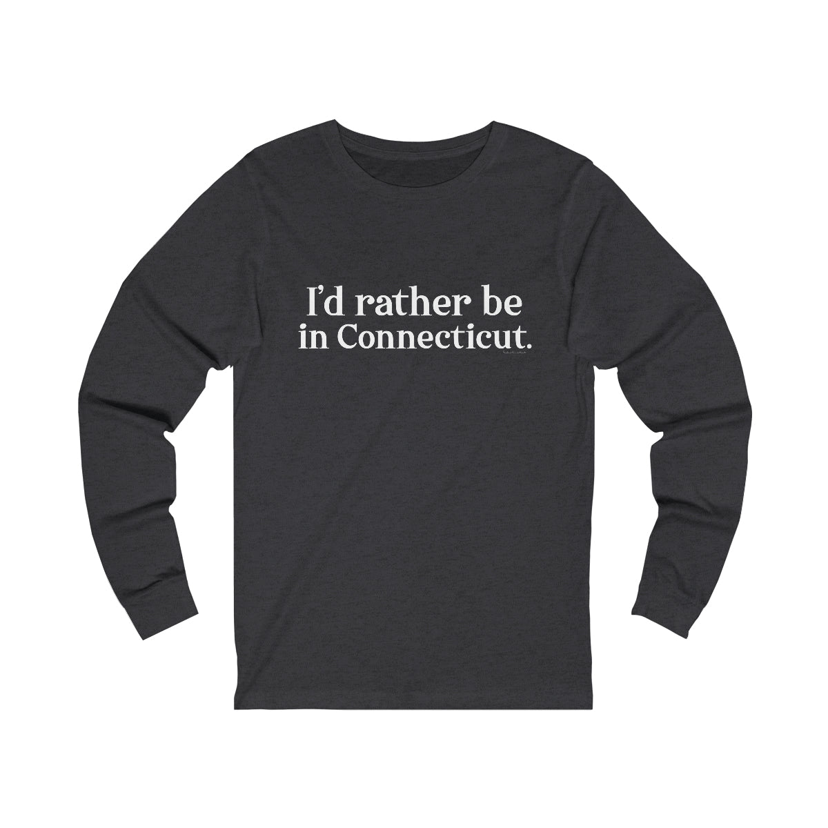 ct / connecticut unisex long sleeve tee shirt 