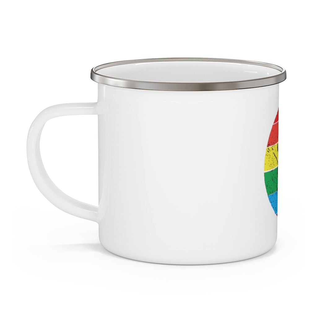 Minuteman Pride Enamel Camping Mug