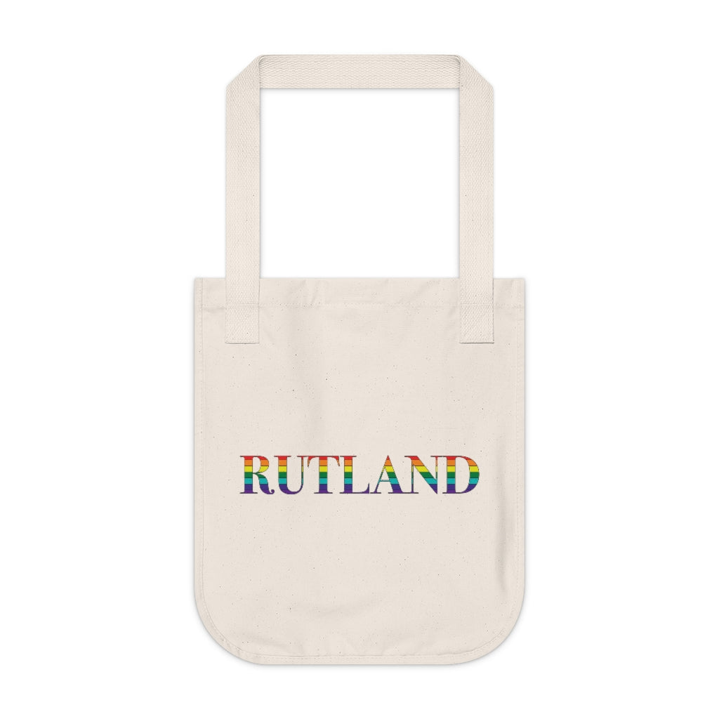 Rutland Rainbow Organic Canvas Tote Bag