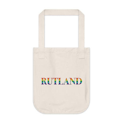 Rutland Rainbow Organic Canvas Tote Bag