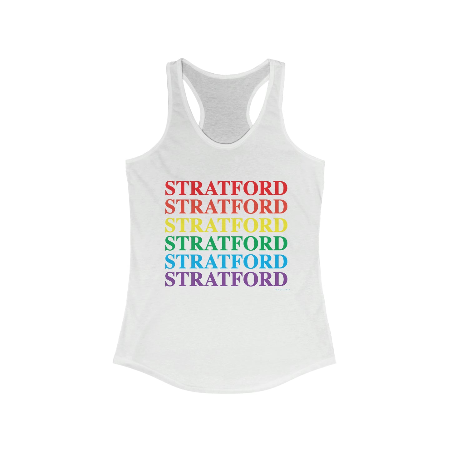 stratford ct pride womens tank top shirt 