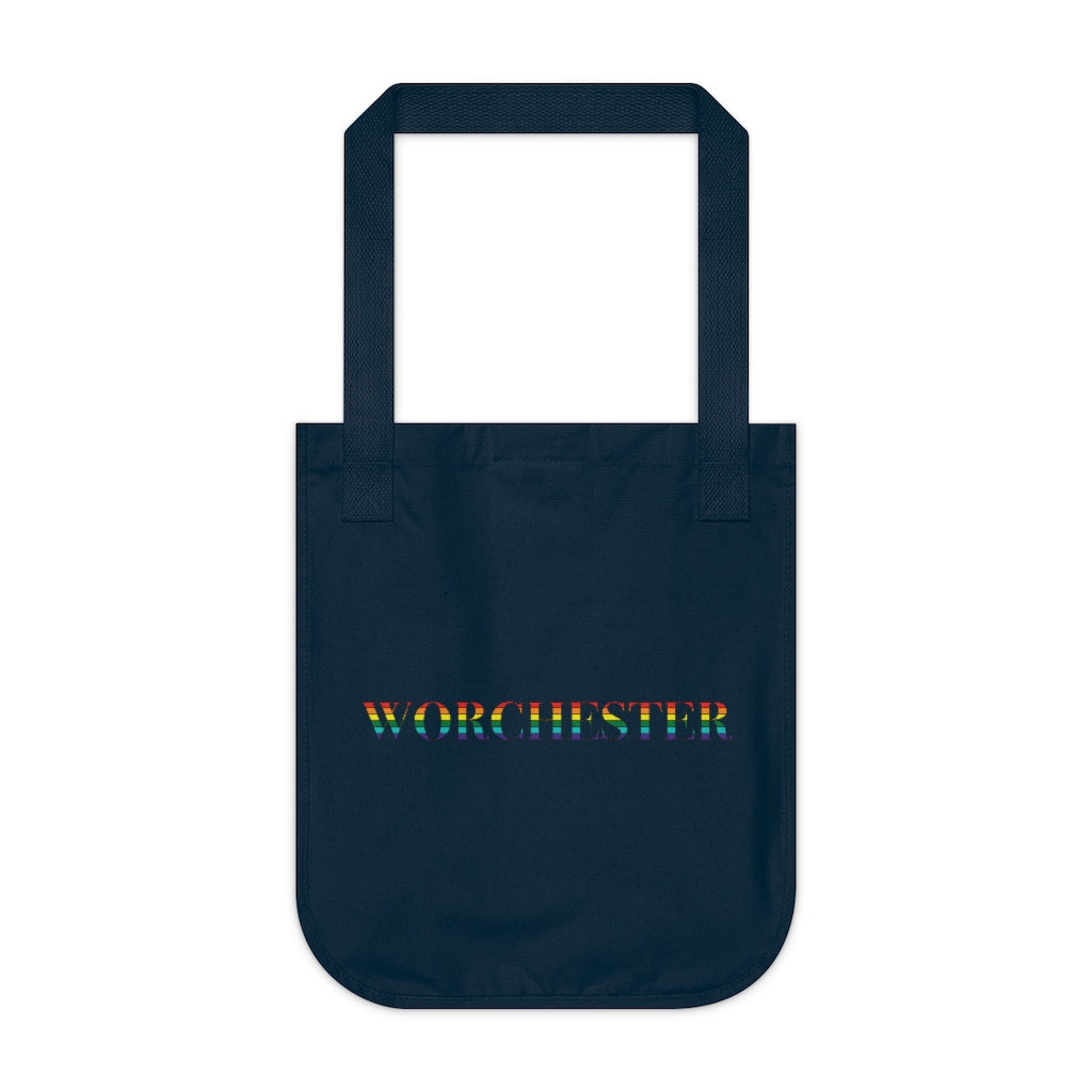 Worchester Rainbow Organic Canvas Tote Bag