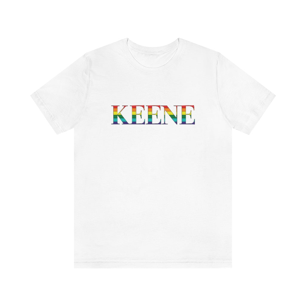 Keene Rainbow Unisex Jersey Short Sleeve Tee