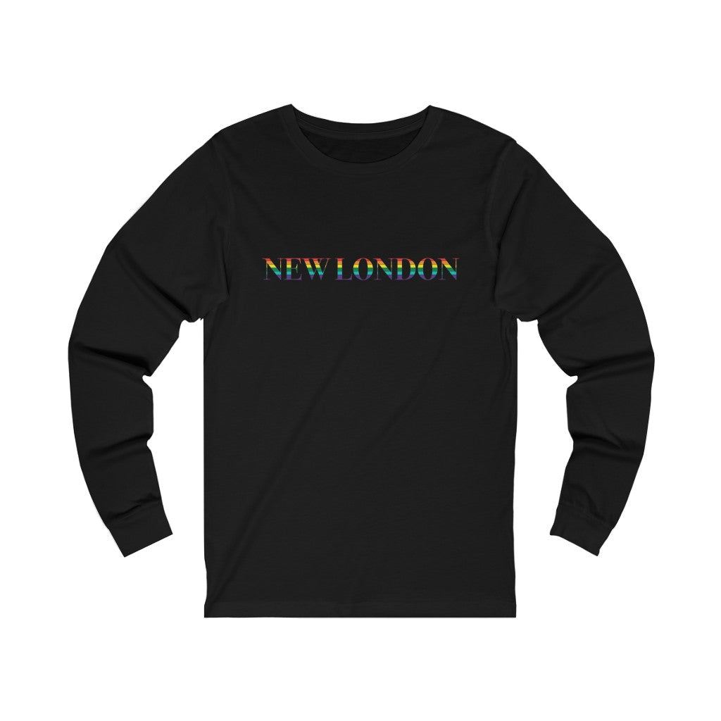 New London Rainbow Unisex Jersey Long Sleeve Tee