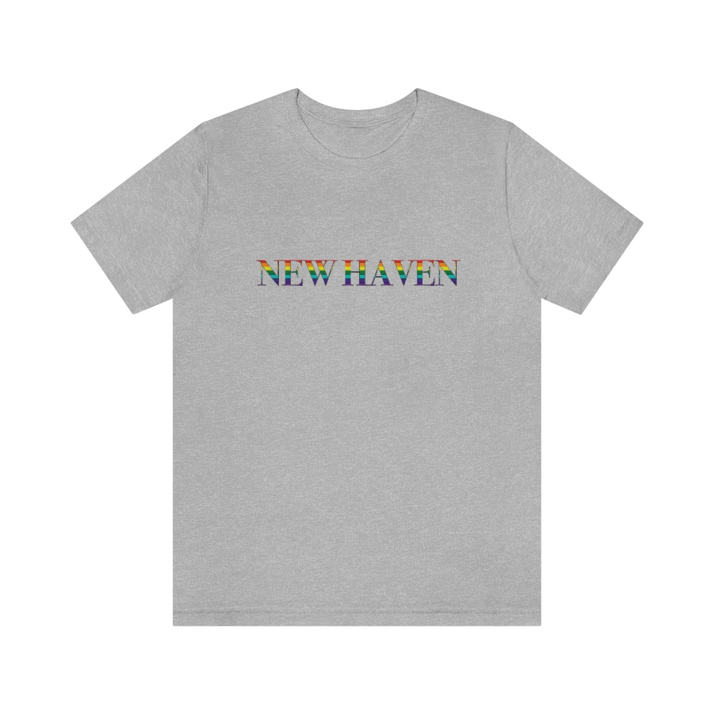 New Haven Rainbow Unisex Jersey Short Sleeve T-Shirt