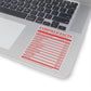 Fairfield Facts Kiss-Cut Stickers