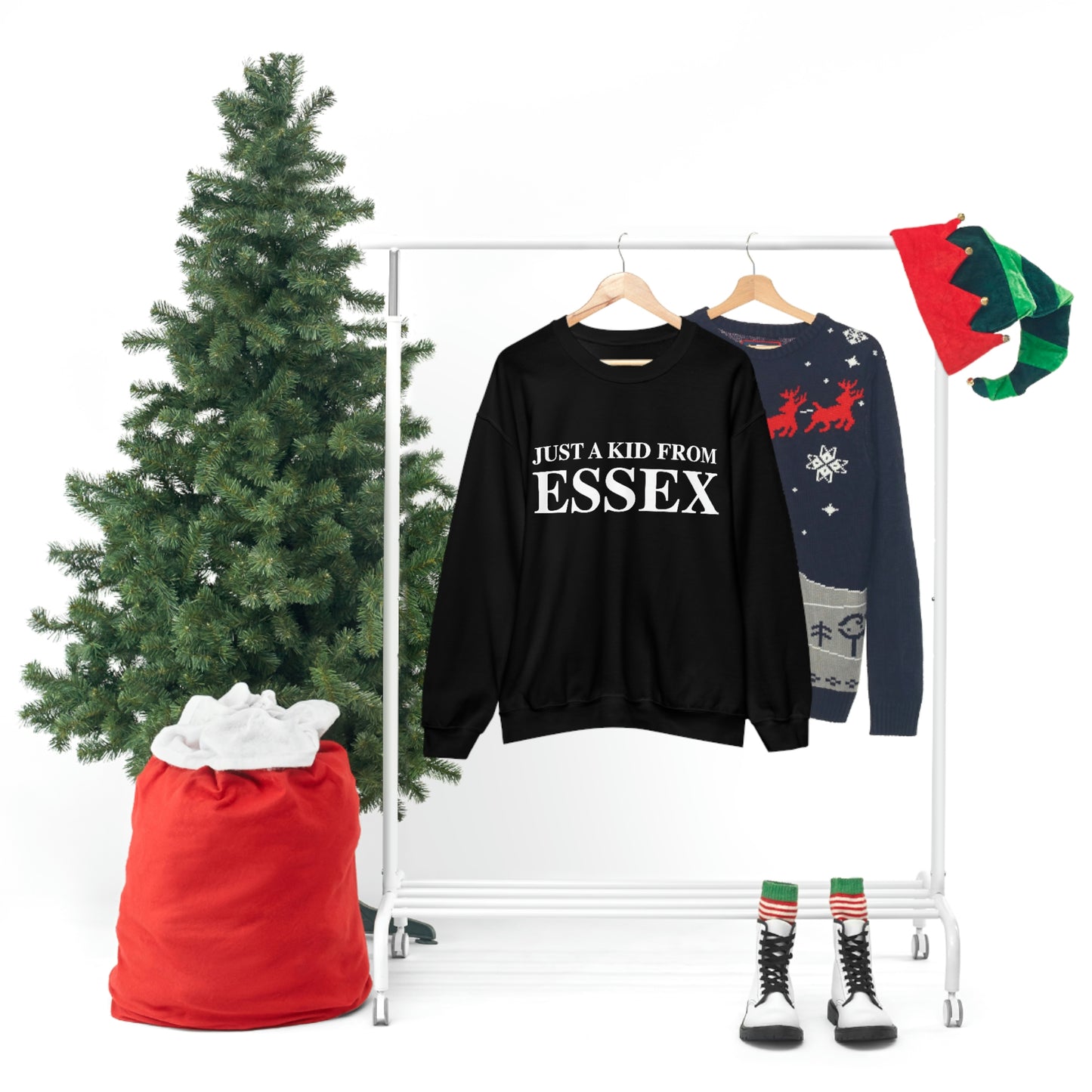 Just a kid from Essex Unisex Heavy Blend™ Crewneck Sweatshirt