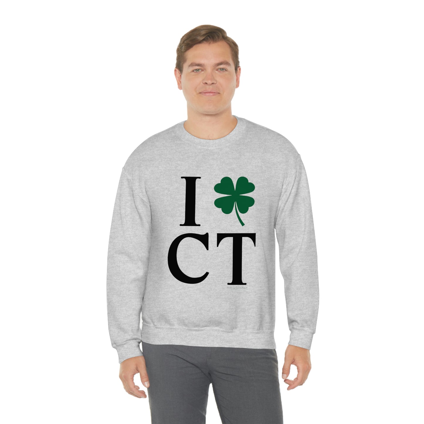 I Clover CT Unisex Heavy Blend™ Crewneck Sweatshirt