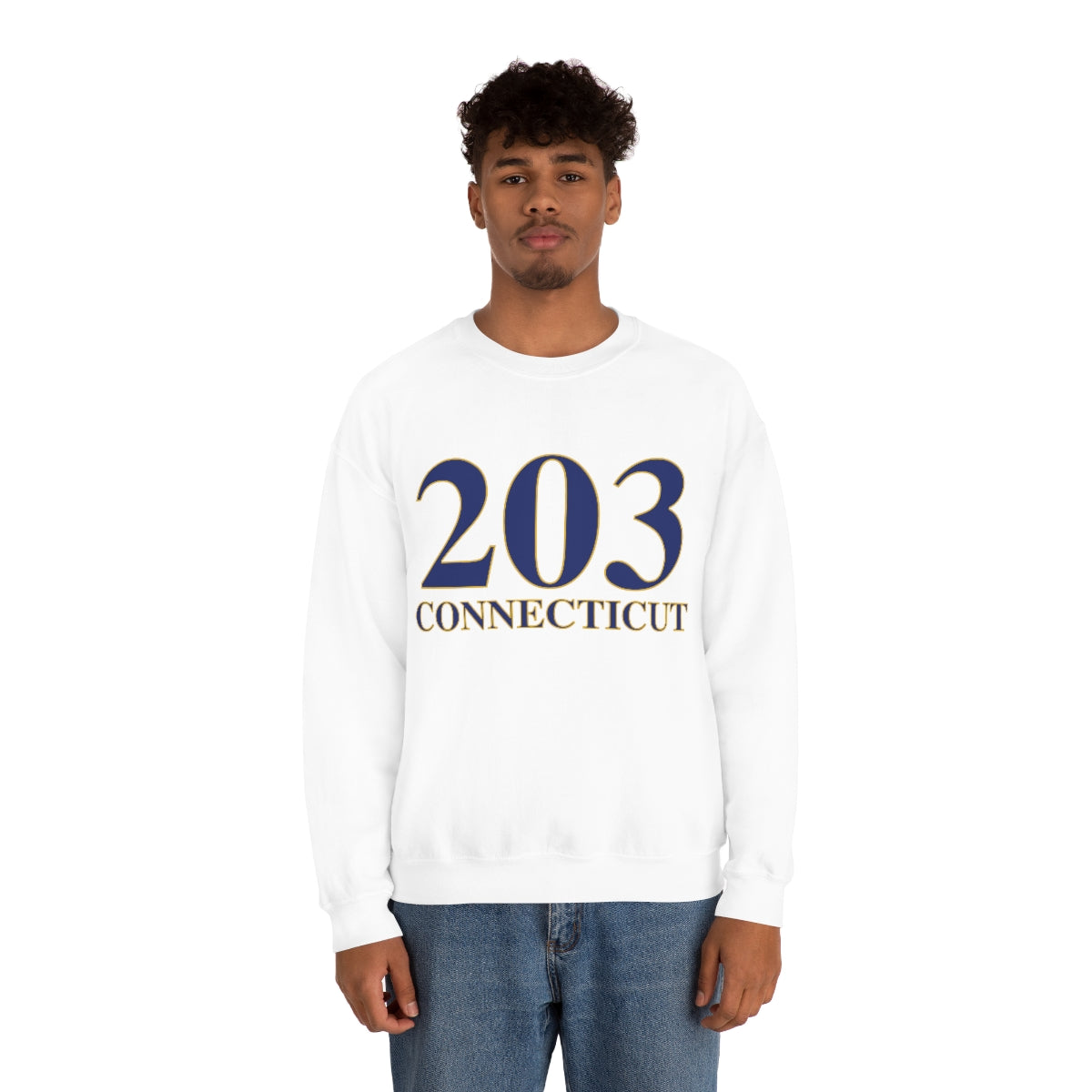 203 Connecticut Unisex Heavy Blend™ Crewneck Sweatshirt