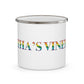 Martha's Vineyard Rainbow  Enamel Camping Mug