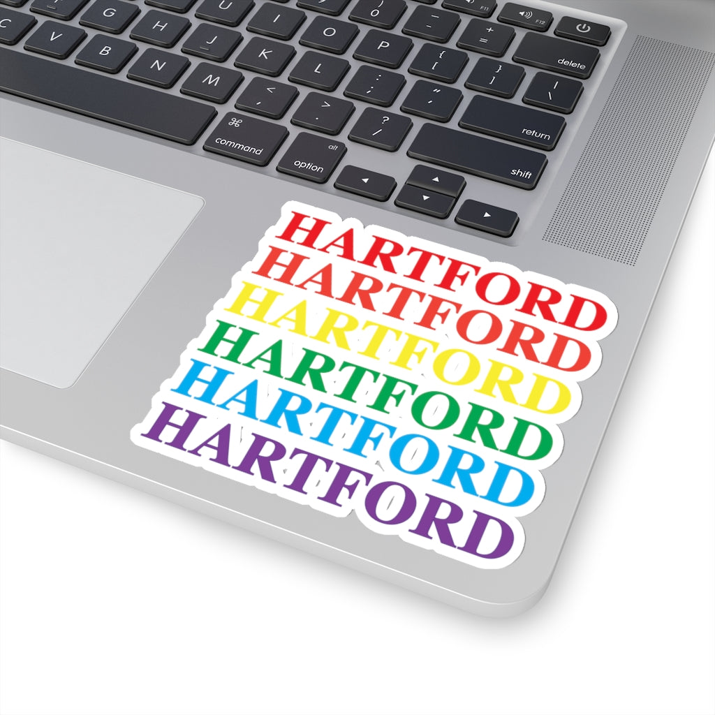  Do you have Hartford Pride?  Hartford, Connecticut apparel and gifts including stickers. LGBTQ inspired. 10% of Pride sales is donated to a Connecticut LBGTQ organization.   For the latest Connecticut Pride information and events visit Finding Connecticut.   Click here to return to our home page