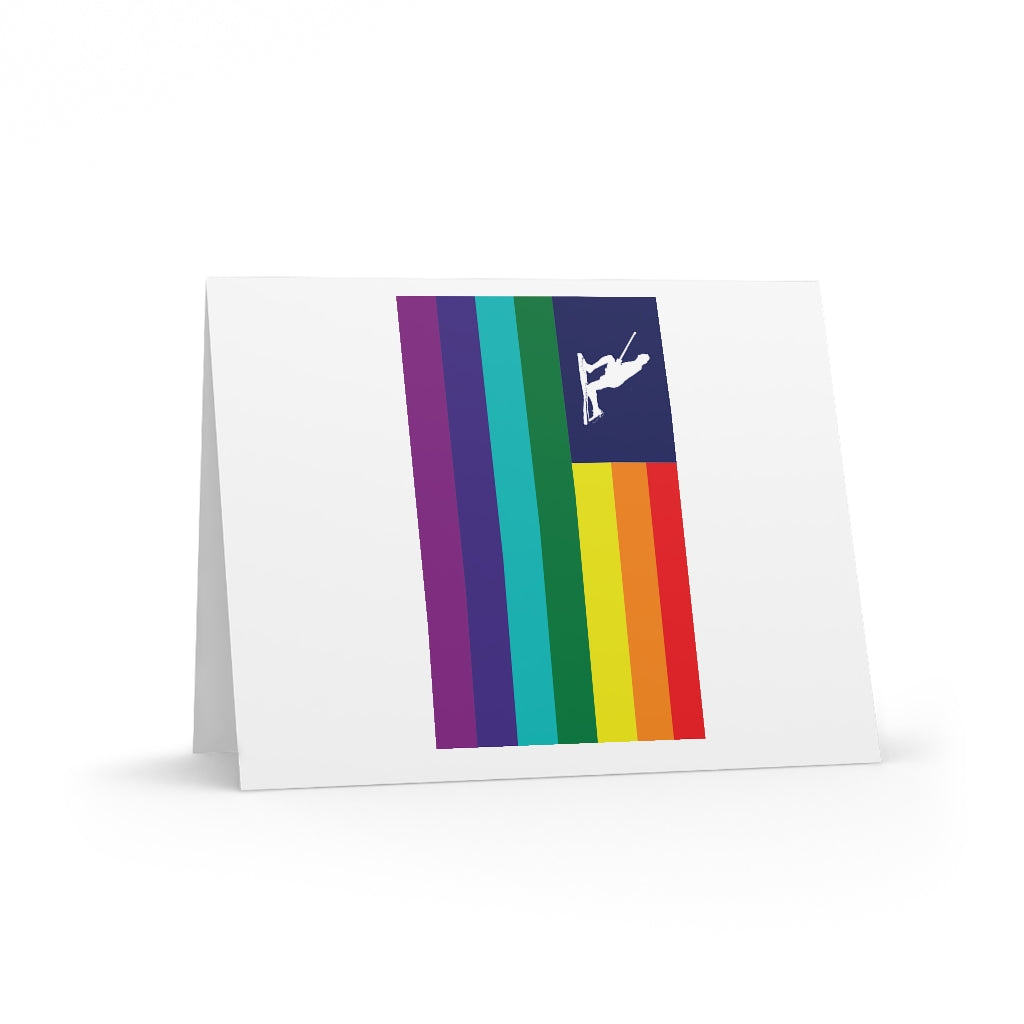 Minuteman Pride Flag Greeting Cards (8, 16, and 24 pcs)