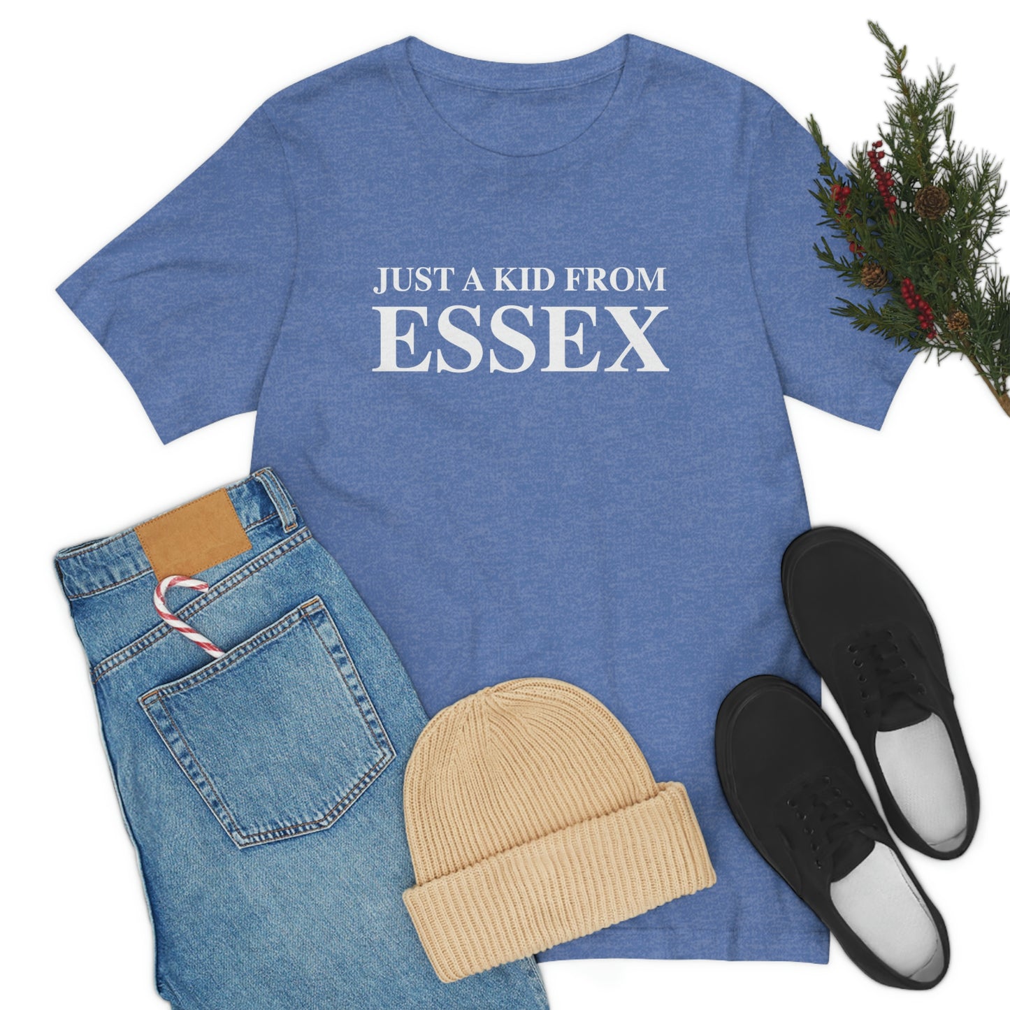 Just a kid from Essex Unisex Jersey Short Sleeve Tee