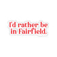 fairfield sticker